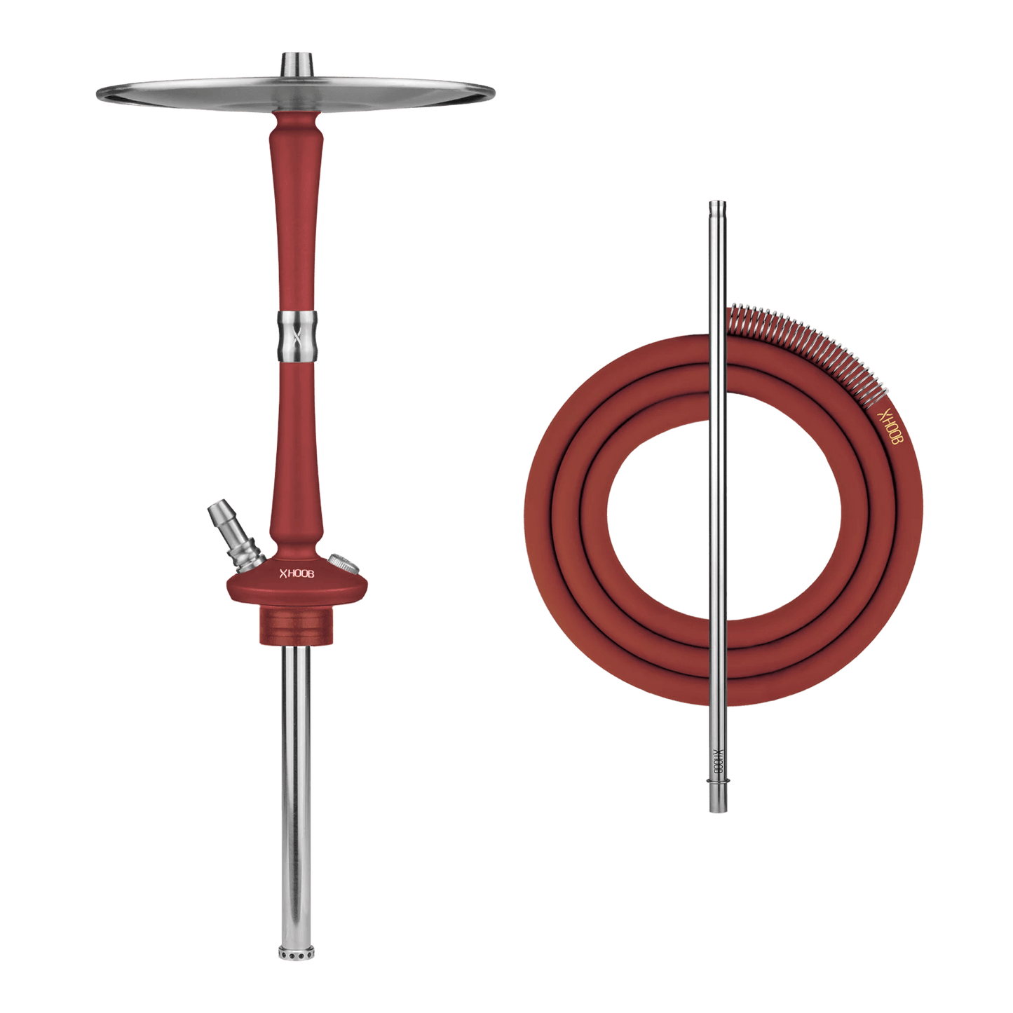 HOOB Hookah - Go (Wine Red) - Prestige Hookah