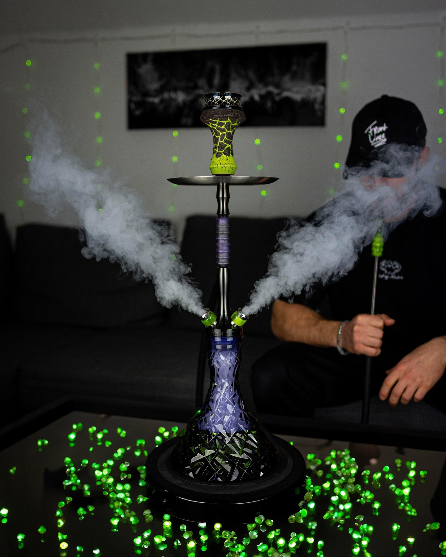 Union Hookah FIBONACCI HYBRID (Pink Purple) - Prestige Hookah