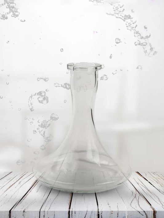 VESSEL GLASS Hookah Base - CRAFT (Clear) - Prestige Hookah