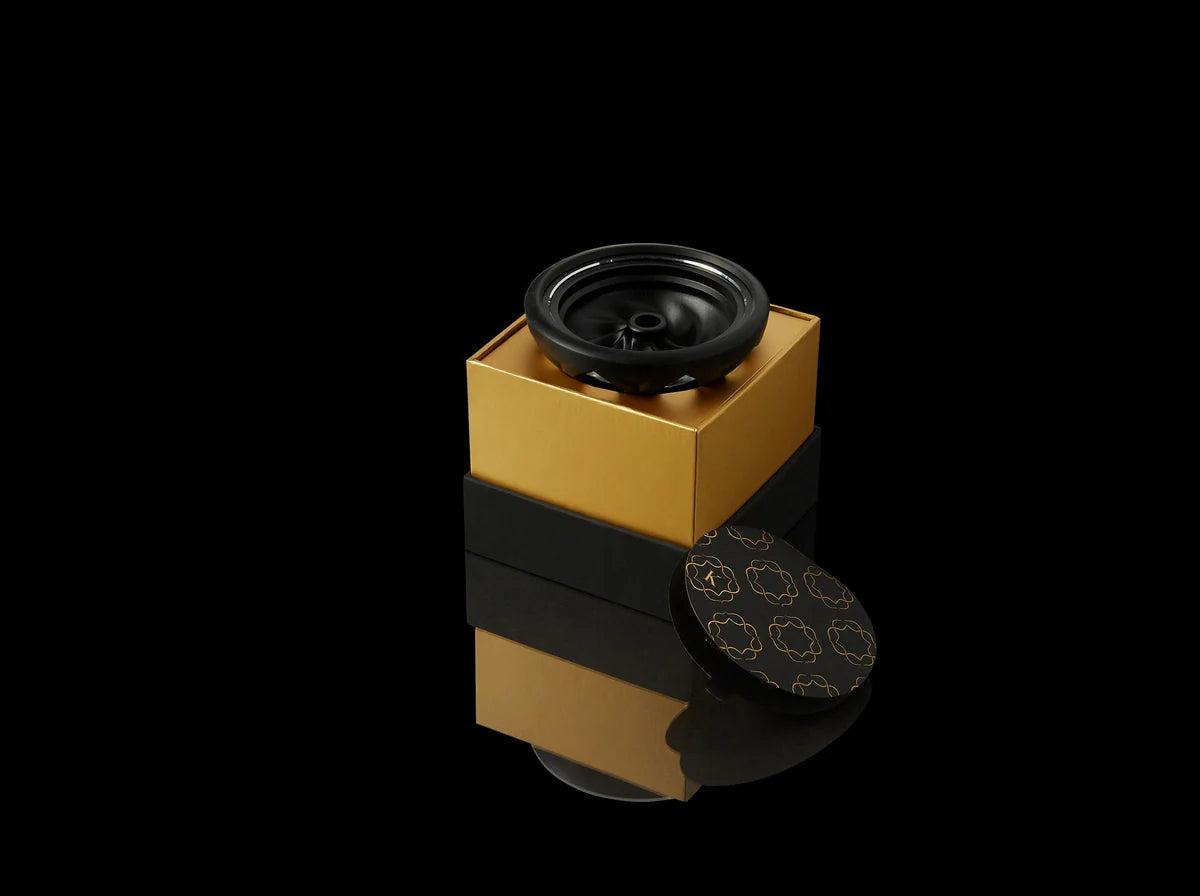 KALOUD Hookah Bowl - SAMSARIS NIRIS (Black) - Prestige Hookah