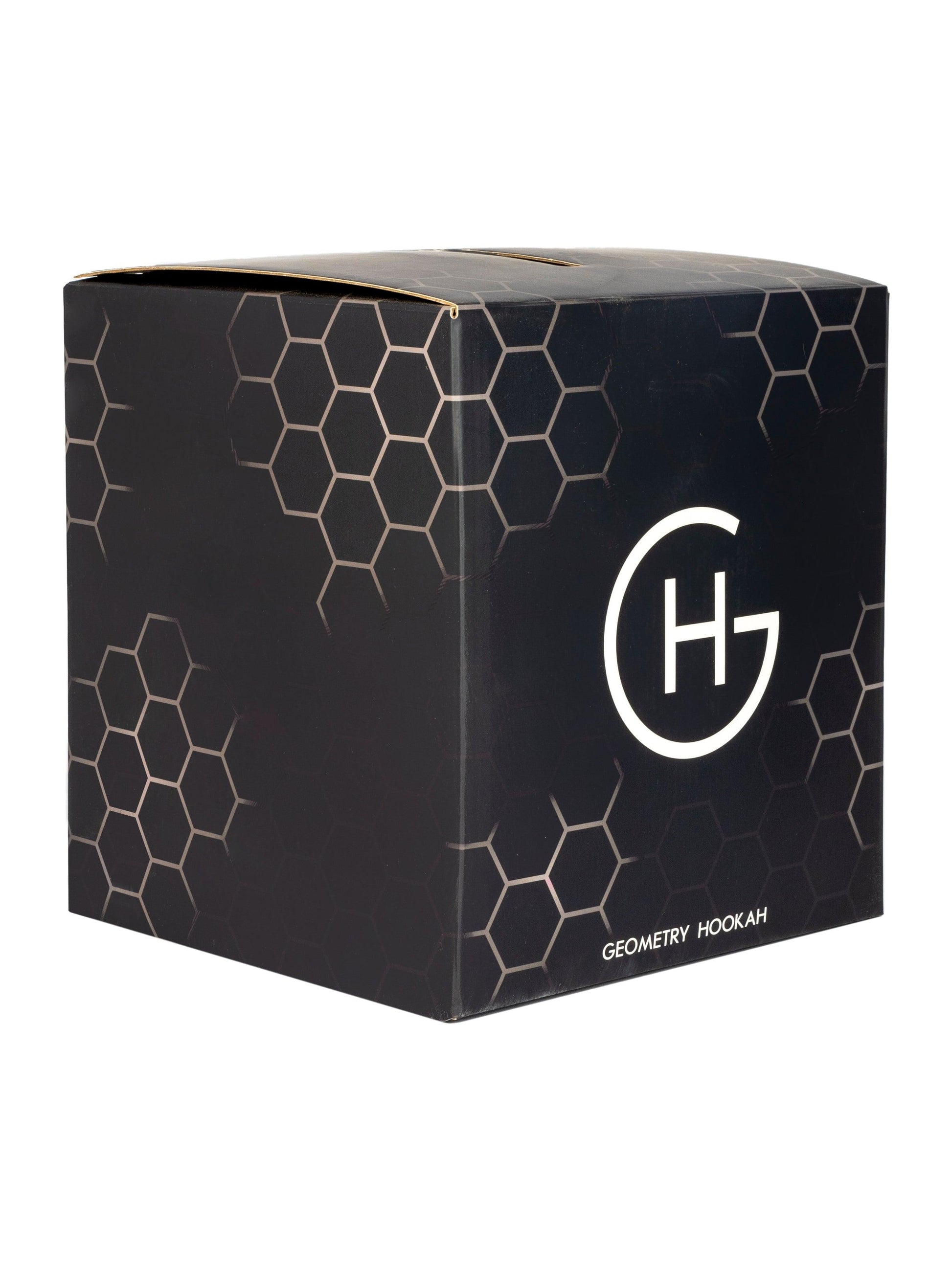 Geometry Hookah - Glass Base (Clear) - Prestige Hookah