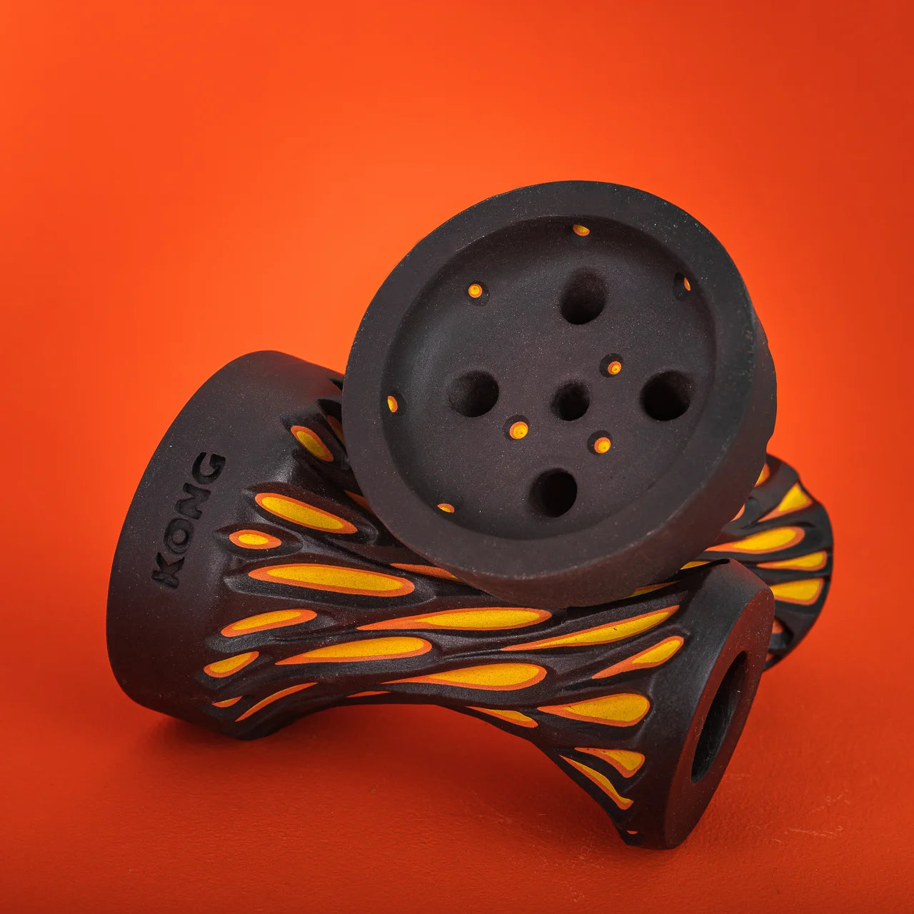KONG Hookah Bowl - RAZOR BLACK - Prestige Hookah