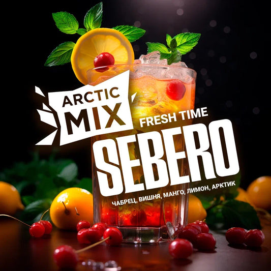 SEBERO Hookah Shisha - ARCTIC MIX Fresh Time 100g - Prestige Hookah