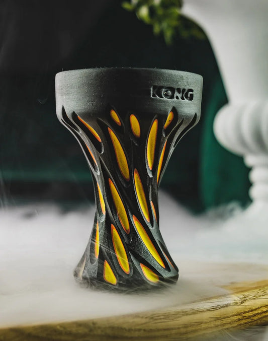 KONG Hookah Bowl - RAZOR BLACK - Prestige Hookah